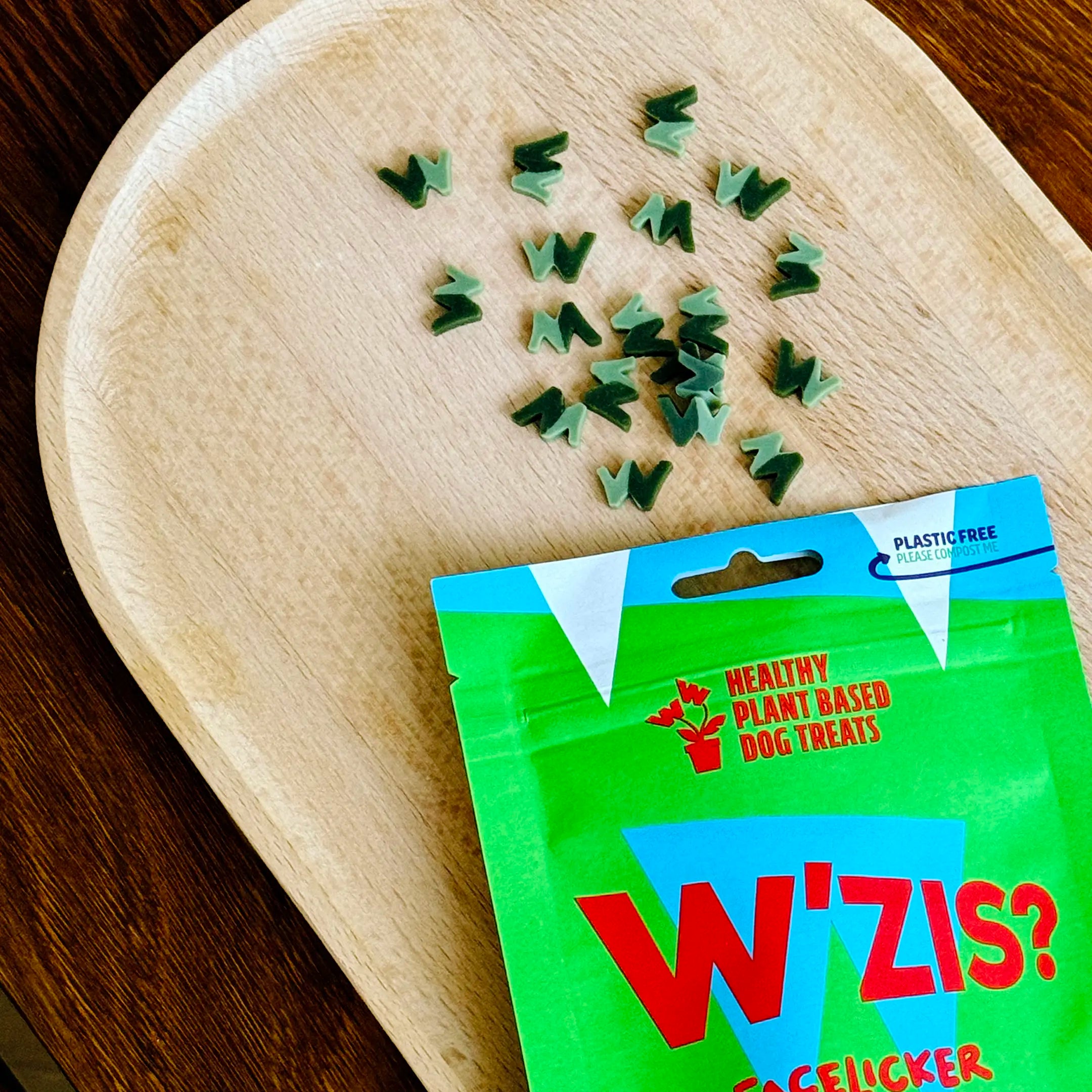 W’ZIS Breath freshening dog treats open pouch